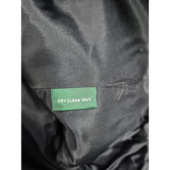 LRL Green Label Lauren Ralph Lauren Wool Tweed Blazer Black/Tan S&P Sz 8 NWOT - Picture 5 of 5